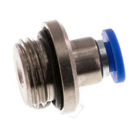 Racor rápido de 4mm x G1/4'' con rosca macho latón/PA 66 NBR hexágono interior [5 piezas]