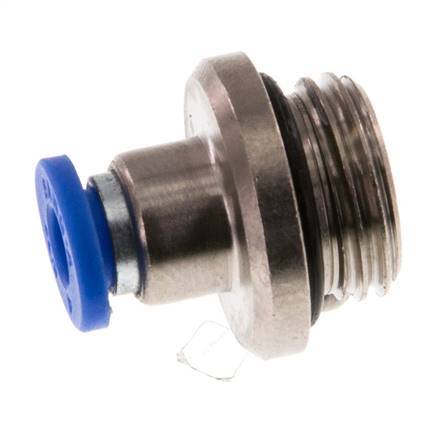 Racor rápido de 4mm x G1/4'' con rosca macho latón/PA 66 NBR hexágono interior [5 piezas]