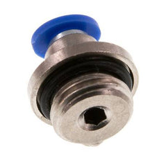 Racor rápido de 4mm x G1/4'' con rosca macho latón/PA 66 NBR hexágono interior [5 piezas]