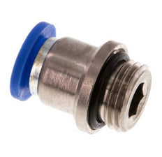Racor rápido de 8mm x G1/4'' con rosca macho latón/PA 66 NBR hexágono interior [5 piezas]