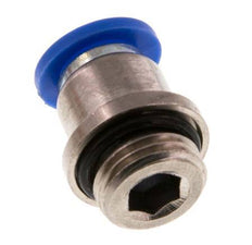 Racor rápido de 8mm x G1/4'' con rosca macho latón/PA 66 NBR hexágono interior [5 piezas]