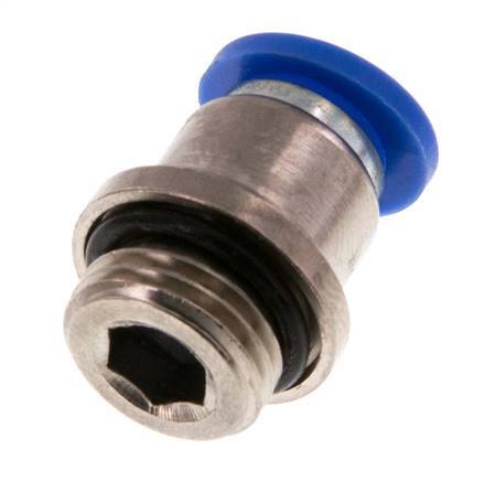 Racor rápido de 8mm x G1/4'' con rosca macho latón/PA 66 NBR hexágono interior [5 piezas]