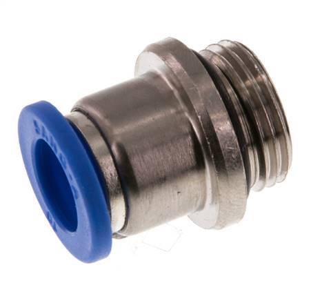 Racor rápido de 10mm x G3/8'' con rosca macho latón/PA 66 NBR hexágono interior [2 piezas]