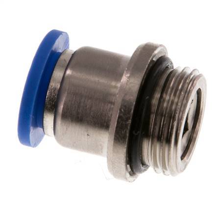 Racor rápido de 10mm x G3/8'' con rosca macho latón/PA 66 NBR hexágono interior [2 piezas]