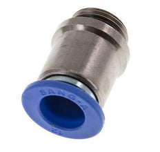 Racor rápido de 12mm x G3/8'' con rosca macho latón/PA 66 NBR hexágono interior [2 piezas]