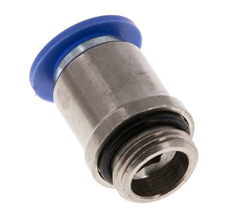 Racor rápido de 12mm x G3/8'' con rosca macho latón/PA 66 NBR hexágono interior [2 piezas]