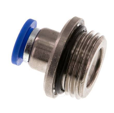 Racor rápido de 8mm x G1/2'' con rosca macho latón/PA 66 NBR hexágono interior [2 piezas]