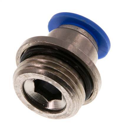 Racor rápido de 10mm x G1/2'' con rosca macho latón/PA 66 NBR hexágono interior [2 piezas]