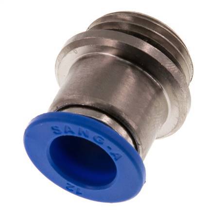 Racor de 12mm x G1/2'' con rosca macho latón/PA 66 NBR hexágono interior [2 piezas]