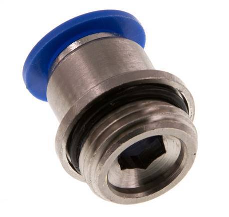 Racor de 12mm x G1/2'' con rosca macho latón/PA 66 NBR hexágono interior [2 piezas]