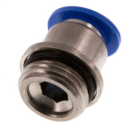 Racor de 12mm x G1/2'' con rosca macho latón/PA 66 NBR hexágono interior [2 piezas]
