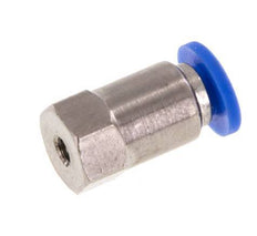 Racor rápido 3mm x M 3 con rosca hembra Latón/PA 66 NBR [2 piezas]