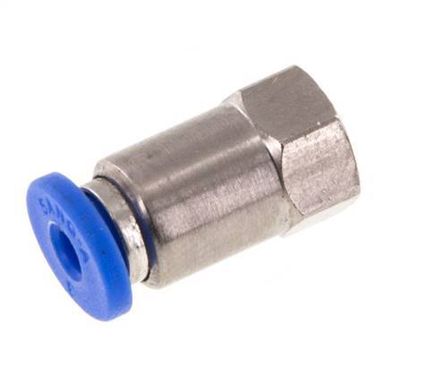 Racor rápido 3mm x M 3 con rosca hembra Latón/PA 66 NBR [2 piezas]