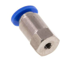 Racor rápido 3mm x M 3 con rosca hembra Latón/PA 66 NBR [2 piezas]