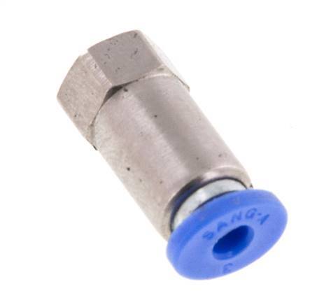 Racor rápido 3mm x M 5 con rosca hembra Latón/PA 66 NBR [2 piezas]