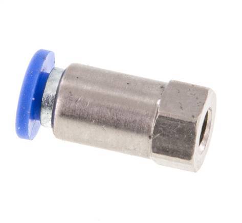 Racor rápido 3mm x M 5 con rosca hembra Latón/PA 66 NBR [2 piezas]