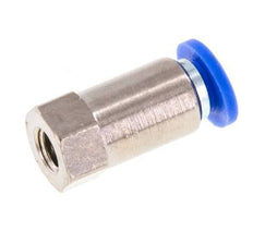 Racor rápido 4mm x M 5 con rosca hembra Latón/PA 66 NBR [2 piezas]