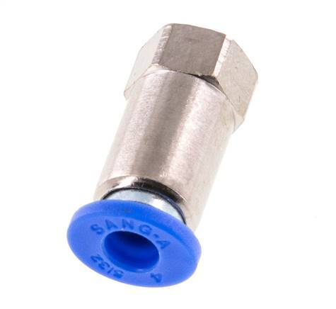 Racor rápido 4mm x M 5 con rosca hembra Latón/PA 66 NBR [2 piezas]