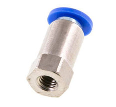 Racor rápido 4mm x M 5 con rosca hembra Latón/PA 66 NBR [2 piezas]