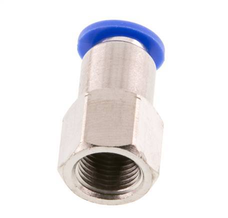 Racor de 6mm x G1/8'' con rosca hembra Latón/PA 66 NBR [2 Piezas]