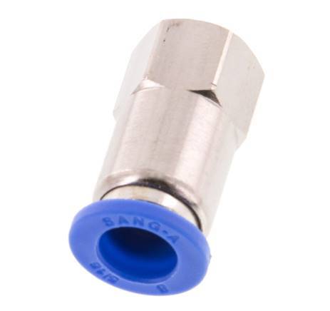 Racor de 8mm x G1/8'' con rosca hembra Latón/PA 66 NBR [2 Piezas]