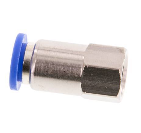 Racor de 8mm x G1/8'' con rosca hembra Latón/PA 66 NBR [2 Piezas]