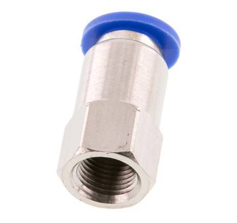 Racor de 8mm x G1/8'' con rosca hembra Latón/PA 66 NBR [2 Piezas]