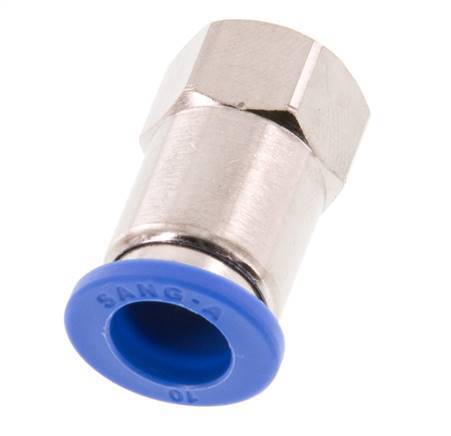 Racor de 10mm x G1/8'' con rosca hembra Latón/PA 66 NBR [2 piezas]