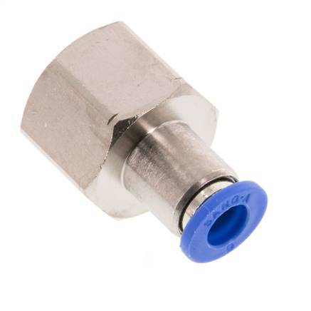 Racor de 6mm x G3/8'' con rosca hembra Latón/PA 66 NBR [2 Piezas]