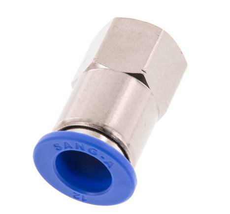 Racor de 12mm x G3/8'' con rosca hembra Latón/PA 66 NBR [2 Piezas]