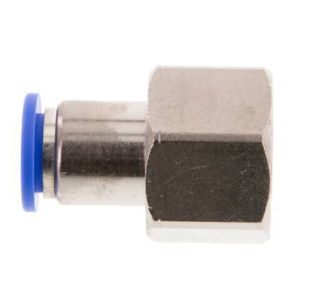 Racor de 10mm x G1/2'' con rosca hembra Latón/PA 66 NBR
