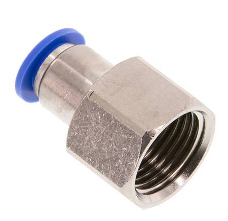 Racor de 10mm x G1/2'' con rosca hembra Latón/PA 66 NBR