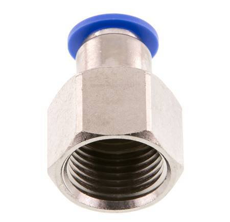 Racor de 10mm x G1/2'' con rosca hembra Latón/PA 66 NBR