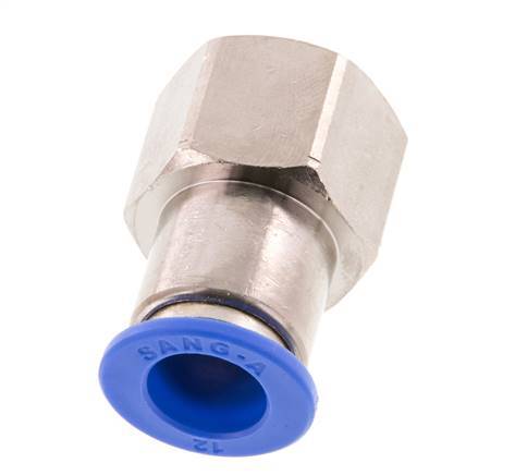 Racor de 12mm x G1/2'' con rosca hembra Latón/PA 66 NBR