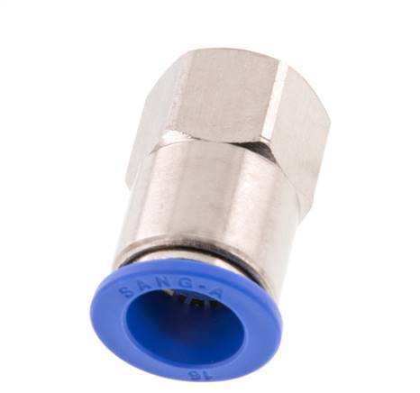 Racor de 16mm x G1/2'' con rosca hembra Latón/PA 66 NBR