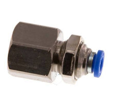 Racor rápido de 4mm x G1/4'' con rosca hembra de latón/PA 66 NBR [2 piezas]