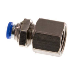 Racor rápido de 4mm x G1/4'' con rosca hembra de latón/PA 66 NBR [2 piezas]