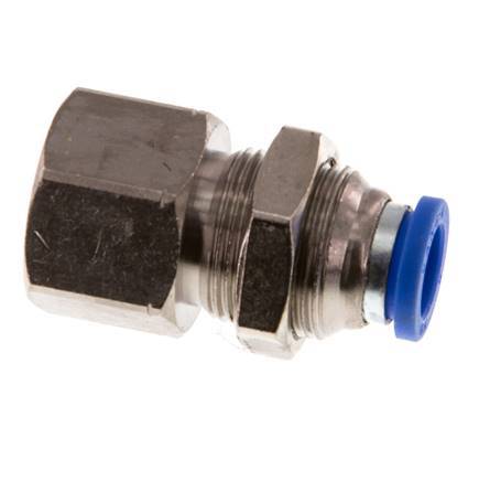 Racor rápido de 8mm x G1/4'' con rosca hembra de latón/PA 66 NBR [2 piezas]
