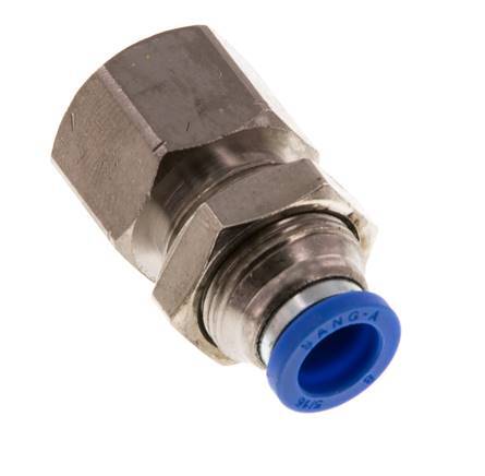 Racor rápido de 8mm x G1/4'' con rosca hembra de latón/PA 66 NBR [2 piezas]