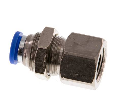 Racor rápido de 8mm x G1/4'' con rosca hembra de latón/PA 66 NBR [2 piezas]