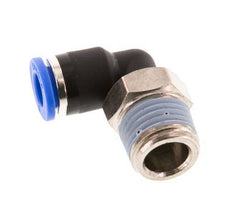 Racor de 6mm x R1/4'' 90deg con rosca macho Latón/PA 66 NBR de manguito corto giratorio [2 piezas]