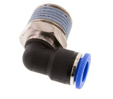 Codo de 90 grados de 10mm x R1/2'' con rosca macho latón/PA 66 NBR giratorio [2 piezas]