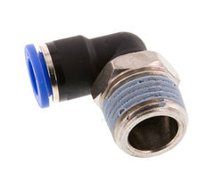 Codo de 90 grados de 10mm x R1/2'' con rosca macho latón/PA 66 NBR giratorio [2 piezas]