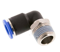 Codo de 90 grados de 12mm x R1/2'' con rosca macho latón/PA 66 NBR giratorio [2 piezas]
