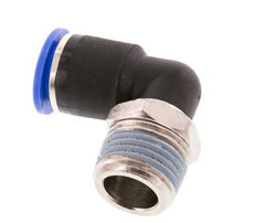 Codo de 90 grados de 12mm x R1/2'' con rosca macho latón/PA 66 NBR giratorio [2 piezas]
