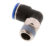 Codo de 90 grados de 14mm x R1/2'' con rosca macho Latón/PA 66 NBR de manguito corto giratorio