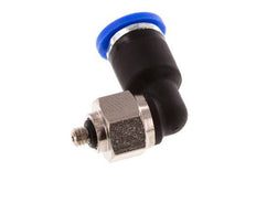 Codo de 4mm x M 3 90deg con rosca macho Latón/PA 66 NBR Manguito corto giratorio [2 piezas]
