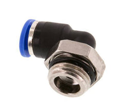 Racor de 6mm x G1/4'' 90deg con rosca macho Latón/PA 66 NBR Manguito corto giratorio [2 piezas]