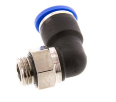 Codo de 90 grados 10mm x G1/4'' con rosca macho Latón/PA 66 NBR Manguito corto giratorio [2 piezas]