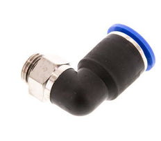 Codo de 90 grados 12mm x G1/4'' con rosca macho latón/PA 66 NBR manguito corto giratorio [2 piezas]